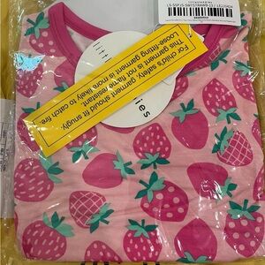Little Sleepies Sweet Strawberries Short Set 4T